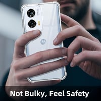 Priehľadný TPU kryt Xiltlly pre Motorola Edge 50 Fusion – priehľadný 7