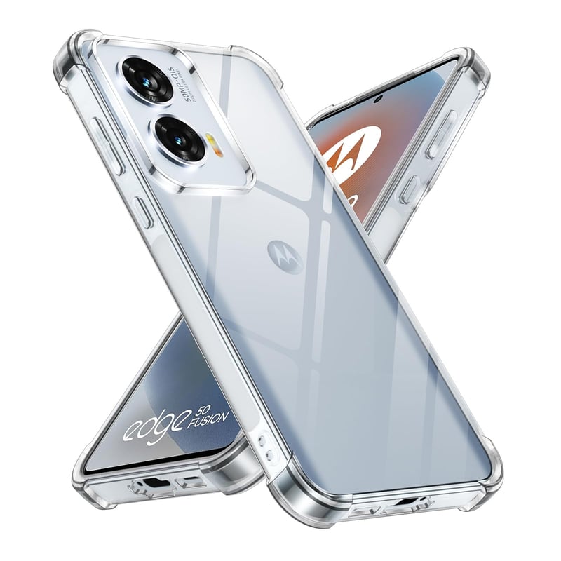 Priehľadný TPU kryt Xiltlly pre Motorola Edge 50 Fusion – priehľadný