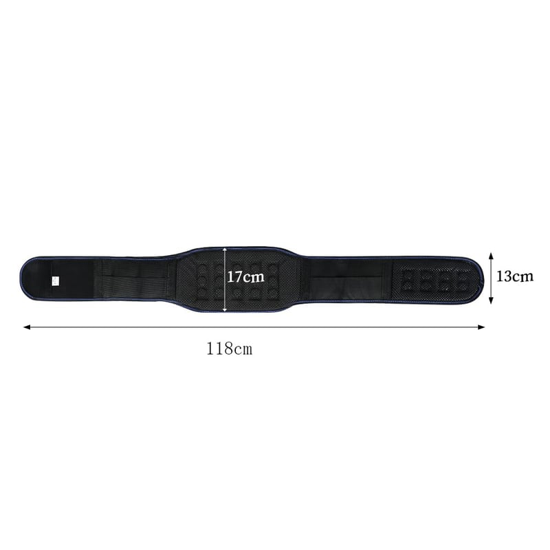 Centură magnetică de susținere și încălzire lombară XINCHI, unisex, pentru protecția rinichilor, ideală pentru iarnă