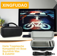XINGFUDAO Bose SoundLink Max Hangszóró Táska Utazáshoz Fekete 6