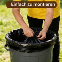 Set 20 benzi elastice Xingrun, Negru, 30x1,5 cm, Benzi elastice groase și foarte rezistente pentru birou, acasă, școală și pentru saci de gunoi 6