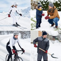 Mănuși de ciclism Xinjieda pentru bărbați și femei, călduroase și respirabile, pentru ciclism, drumeții, alergare și sporturi în aer liber 7