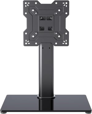 XINLEI TS103 univerzális TV asztali állvány, 17-43", max. 40 kg, edzett üveg talp