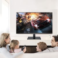 XINLEI TS103 univerzális TV asztali állvány, 17-43", max. 40 kg, edzett üveg talp 7