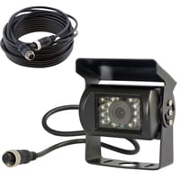 Cameră video pentru marșarier xinyida 12V-24V, 18 LED-uri IR, vedere nocturnă, impermeabilă, cameră spate cu cablu 4Pin de 15m, pentru autocamion, autobuz, remorcă 1