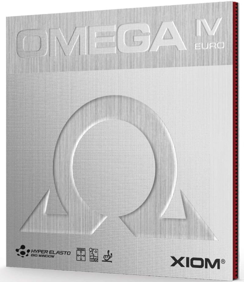 Față de tenis de masă XIOM Omega IV Euro 2,0 mm Negru