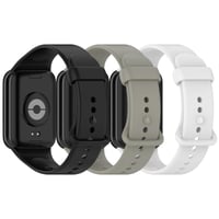 Xisair 3 ks silikónový remienok pre Xiaomi Smart Band 10 Pro / 9 Pro / 8 Pro, priedušný, mäkký a pohodlný náhradný športový náramok, Miband 8 Pro / 9 Pro / 10 Pro 2