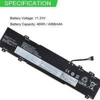 Náhradná batéria do notebooku XITAIAN L22X3PF2 pre Lenovo V14 V15 G4 AMN IdeaPad Slim 3 14AMN8 15IRH8 16IAH8 sériu 11.31V 46Wh 4068mAh L22B3PF2 L22M3PF2 L22C3PF2 2