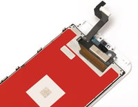 Xlhama výmena LCD displeja pre iPhone 6S, biely dotykový panel, Retina displej s rámom, súpravou náradia a lepidlom, kompatibilný predný panel 4