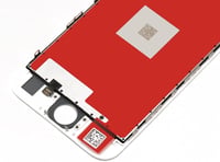 Xlhama výmena LCD displeja pre iPhone 6S, biely dotykový panel, Retina displej s rámom, súpravou náradia a lepidlom, kompatibilný predný panel 5