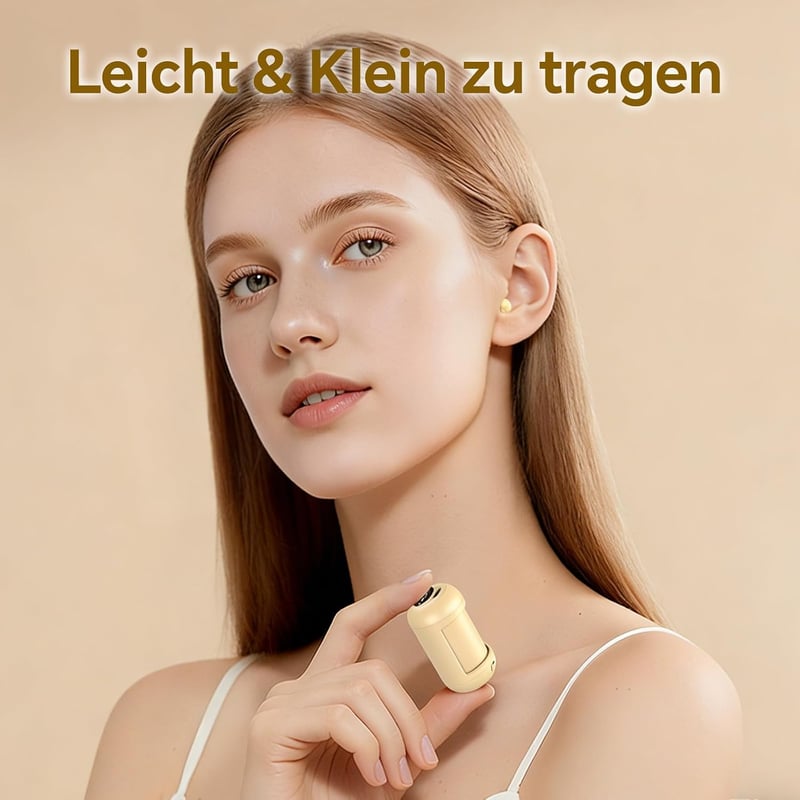 Xmenha Mini vezeték nélküli Bluetooth alvós fülhallgató lila, láthatatlan in-ear, oldalra fekvéshez is, töltőtartóval
