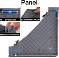 XMTECH Állítható Mosógép Alap 45-75cm, Görgős Hordozható Talp Mosógéphez Hűtőhöz Szárítógéphez 3
