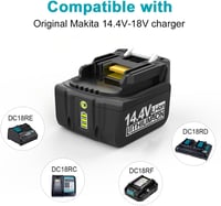 XNJTG 14,4V 5Ah BL1415 Makita akkumulátor csere BL1430 BL1440 3