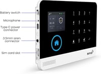 XNY 4G Vezeték Nélküli Riasztórendszer 2MP Kültéri Kamerával, Okostelefon Applikációval, 18 Részes Szett Mozgásérzékelővel 3