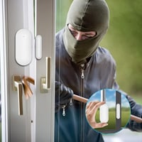 XNY Vezeték Nélküli Riasztórendszer Otthonra WiFi Applikációval, 24 Részes Szett Ajtó Ablak Érzékelőkkel, Mozgásérzékelőkkel, Távirányítókka 10