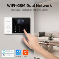 XNY Vezeték Nélküli Riasztórendszer Otthonra WiFi Applikációval, 24 Részes Szett Ajtó Ablak Érzékelőkkel, Mozgásérzékelőkkel, Távirányítókka 5