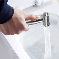 xocome Kézi Bidet Zuhanyzó Rozsdamentes Acél Toalett Spray Horog Nélkül 5