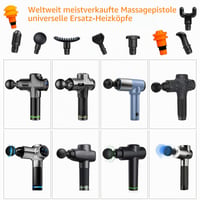 Set de 9 capete de schimb pentru pistol de masaj Xocome, accesoriu pentru fascia, masaj prin percuție a țesuturilor profunde, relaxare musculară 4