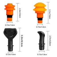 Set de 9 capete de schimb pentru pistol de masaj Xocome, accesoriu pentru fascia, masaj prin percuție a țesuturilor profunde, relaxare musculară 6