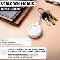 Xoopar Smart Tracker Bluetooth prívesok na kľúče kompatibilný s Google a Apple 4