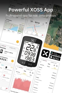 XOSS G Gen2 GPS kerékpár számítógép, vezeték nélküli sebességmérő, Strava szinkronizálás, vízálló IPX7 3