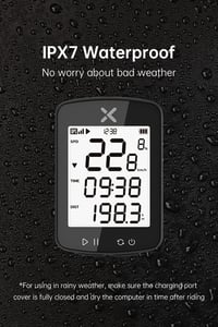 XOSS G Gen2 GPS kerékpár számítógép, vezeték nélküli sebességmérő, Strava szinkronizálás, vízálló IPX7 5