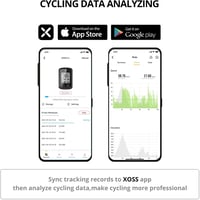 XOSS G+ GPS Kerékpár Komputer - Vezeték Nélküli Sebességmérő, Strava Szinkronizálás, IPX7 Vízálló, ANT+ Kompatibilis, 1.8" LCD Kijelző 3