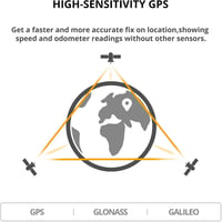 XOSS G+ GPS Kerékpár Komputer - Vezeték Nélküli Sebességmérő, Strava Szinkronizálás, IPX7 Vízálló, ANT+ Kompatibilis, 1.8" LCD Kijelző 4