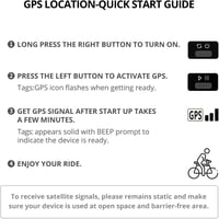 XOSS G+ Kerékpáros Komputer GPS Sebességmérővel - Vezeték Nélküli, Vízálló, Bluetooth/ANT+ Kompatibilis, Tölthető Akkumulátor, Védőtokkal 6