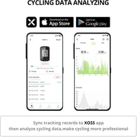 XOSS G+ Kerékpáros Komputer GPS Sebességmérővel - Vezeték Nélküli, Vízálló, Bluetooth/ANT+ Kompatibilis, Tölthető Akkumulátor, Védőtokkal 2