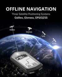 XOSS NAV GPS Kerékpáros Komputer Navigációval - 2,4" HD Kijelző, Vezeték Nélküli Sebességmérő, USB-C Gyorstöltés, IPX7 Vízálló 4