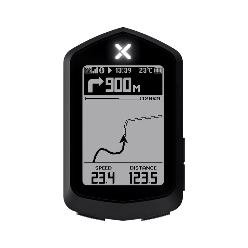 XOSS NAV GPS Cyklocomputer s Navigáciou, Bezdrôtový Rýchlomer, USB-C Rýchle Nabíjanie, IPX7 Vodotesný, 2,4" HD Displej