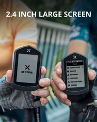 XOSS NAV GPS Kerékpáros Komputer Navigációval, Vezeték Nélküli Sebességmérő, USB-C Gyorstöltés, IPX7 Vízálló, 2,4" HD Kijelző 5