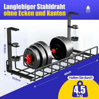 Xpatee Asztal Alatti Kábel Rendszer 2db Fém Tartó Tray Fúrás Nélkül 5
