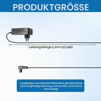 XPJBKC 12,6V Nabíjačka pre bazénový vysávač Steinbach, sieťová nabíjačka pre bazénový robot Poolrunner Battery Basic 2.0 (EÚ) 2
