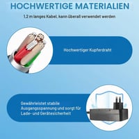 XPJBKC 12,6V Nabíjačka pre bazénový vysávač Steinbach, sieťová nabíjačka pre bazénový robot Poolrunner Battery Basic 2.0 (EÚ) 4
