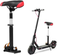 XPJBKC Elektromos Roller Ülés Xiaomi M365 Ninebothoz - Állítható Magasság 42-65 cm, Alumínium Váz, Rugós Felfüggesztés, Fekete 8