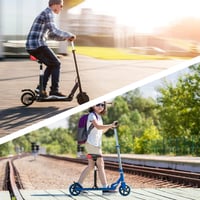 XPJBKC Elektromos Roller Ülés Xiaomi M365 Ninebothoz - Állítható Magasság 42-65 cm, Alumínium Váz, Rugós Felfüggesztés, Fekete 7