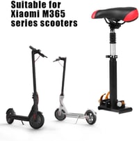 XPJBKC Elektromos Roller Ülés Xiaomi M365 Ninebothoz - Állítható Magasság 42-65 cm, Alumínium Váz, Rugós Felfüggesztés, Fekete 5