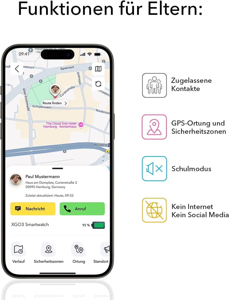Xplora XGO 3 vízálló gyerekóra 4G, GPS, kamera, SOS funkcióval - rózsaszín - pink, XGO 3