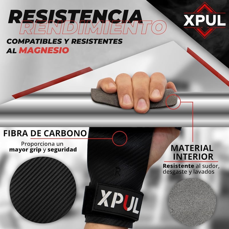 XPUL Crossfit Kesztyű Férfi Fitness Edzés Calisthenics Tornaterem