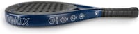 XQMax Hurricane Padel Racket 4.0 fekete/kék kezdő ütő teardrop forma 3
