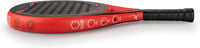 XQMax Thunder Padel Ütő 2.0 Fekete/Piros Kezdőknek Szénszálas Kerek Fejű 2