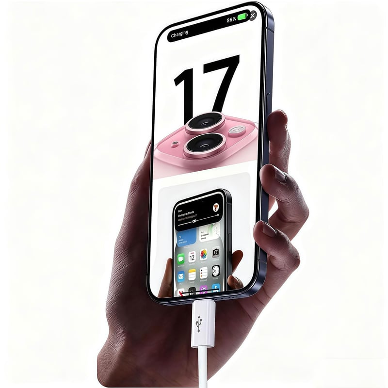 XQO USB-C töltőkábel AirPods Max/Pro/4 és iPhone 16/17 készülékekhez, fonott nylon kábel