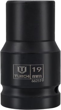 XRMXF 19mm Hatszögletű Ütőfej Rövid Kivitel Impact Socket 1