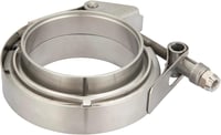 XRMXF 304 Rozsdamentes V-Sávos Gyorscsatlakozó Bilincs Szett 38mm Kipufogóhoz 4