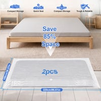 Sac de vidat pentru saltele și perne XRXYMQ XXL 100x220 cm, 1 buc. - Sac de depozitare prin comprimare pentru așternuturi 2