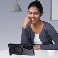 Husă magnetică XTCASE pentru Samsung Galaxy S24 5G cu suport din aluminiu - negru 7