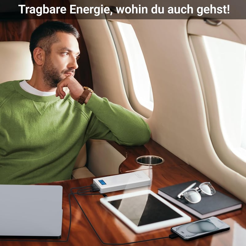 XTPower 15600mAh PowerBank QC3 65W gyors töltés laptop és telefon
