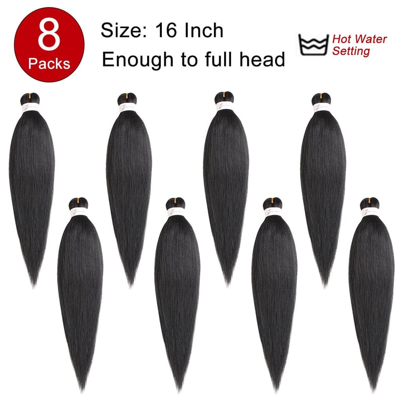 XTREND 40 cm-es Előnyújtott Fonóhaj - Yaki Textúrájú Műhaj Hajhosszabbításhoz, Horgolt Fonáshoz, Melegvizes Formázhatóság, 4# Barna